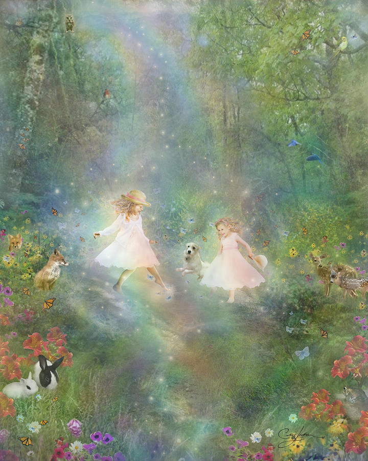Fantasy Digital Art - And They Danced And Danced by Carrie Ann Jackson