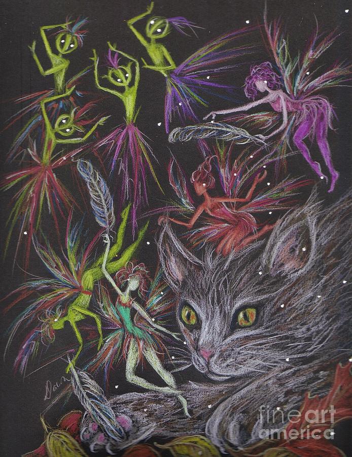 And This is a Kitty Drawing by Dawn Fairies