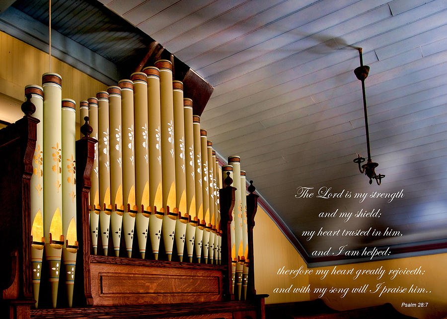 Music Photograph - And With My Song I Will Praise Him by David and Carol Kelly