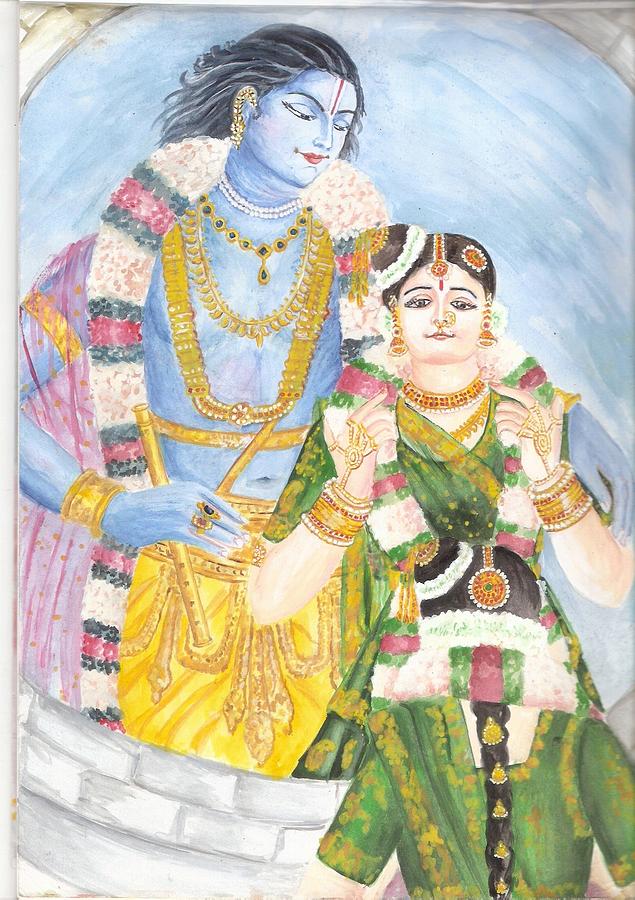 Andalkrisna Painting By Parimala Devi Namasivayam - Fine Art America