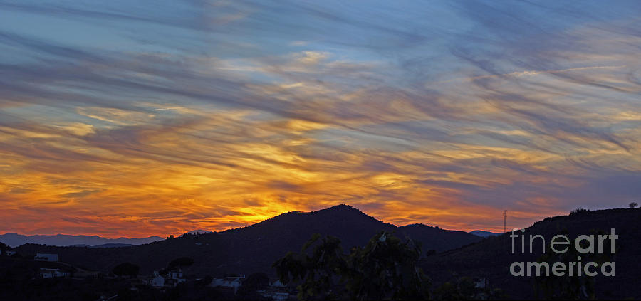 Andalucia sunset panorama Photograph by Rod Jones