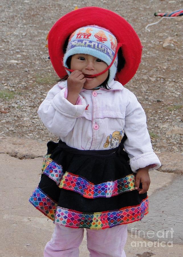 Hat Photograph - Andean Chiquita by Barbie Corbett-Newmin