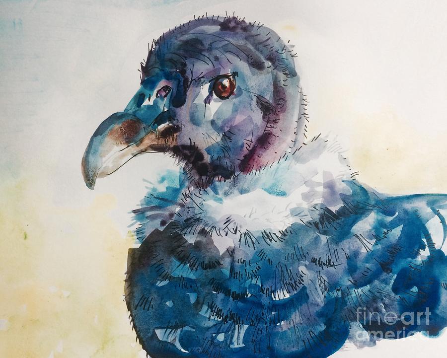 Andean Condor Painting by Jieming Wang
