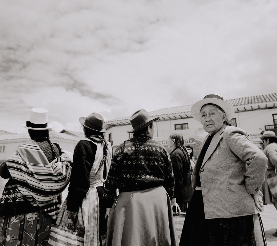 Quechua Women Of Cuzco In Peru Photograph by Shaun Higson