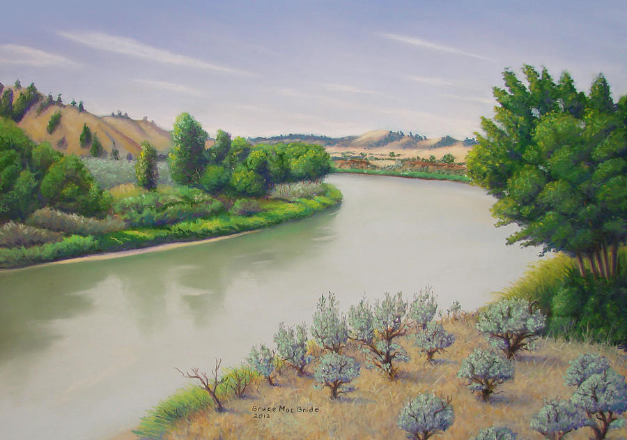 Soft Pastels Pastel - Anderson Ranch by Bruce MacBride