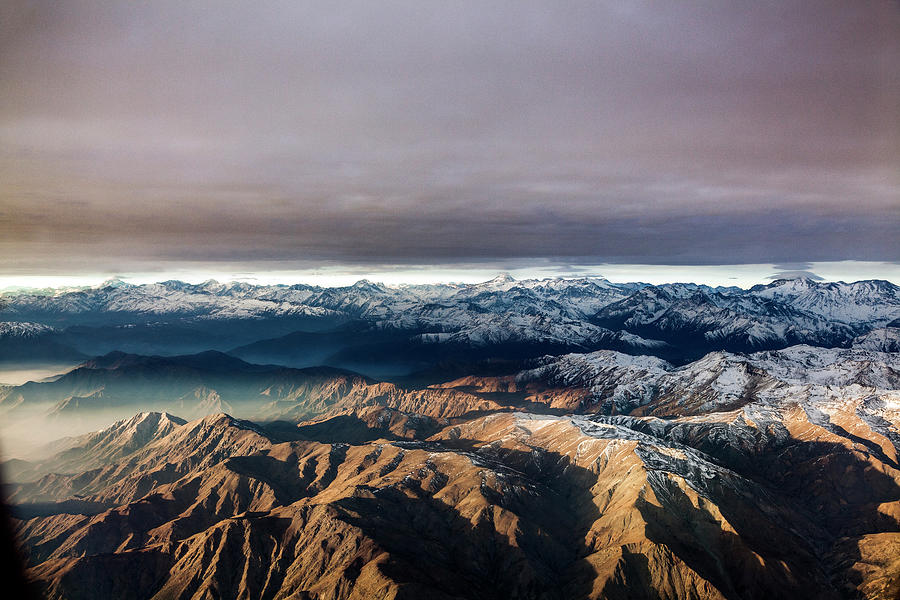 Andes, East Of Santiago Chile Photograph by Matt Mawson
