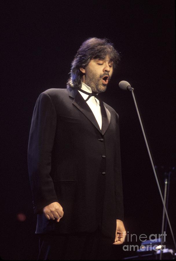 Andrea Bocelli Photograph - Andrea Bocelli by Concert Photos Andrea Bocelli Photograph - Andrea Bocelli by Concert Photos