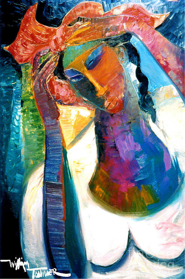 Abstract Painting - Andrea by William Tolliver