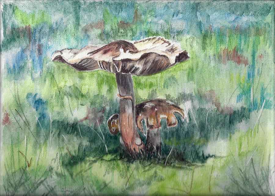 Andrea's Mushroom Pastel by Judith Rice - Fine Art America