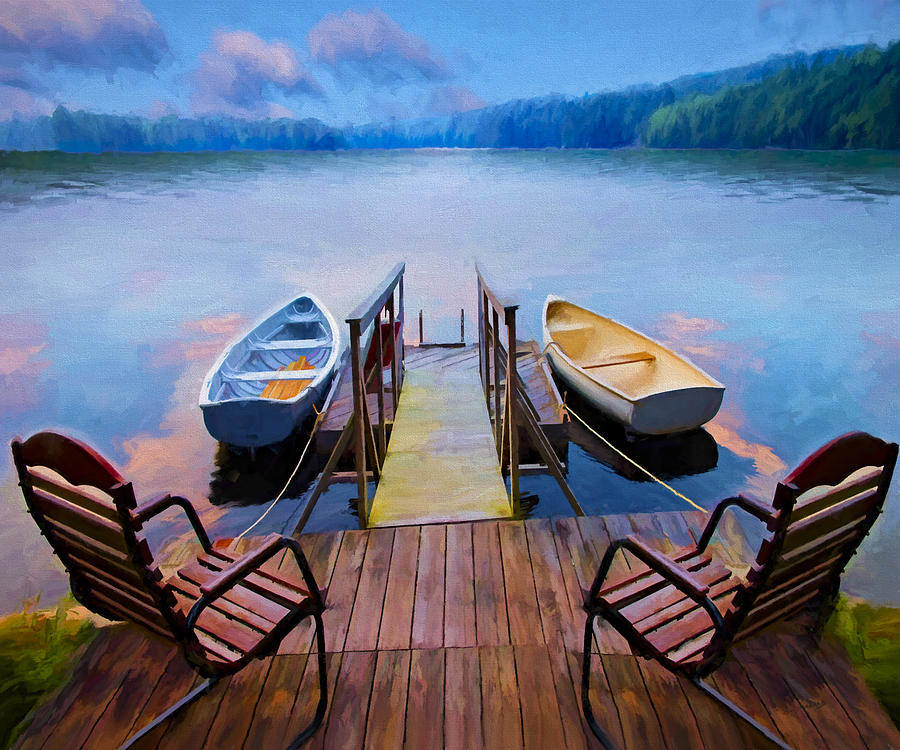 Andres Dock Painting by David Wagner