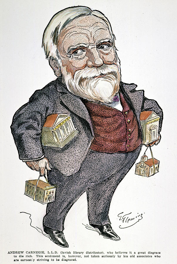Andrew Carnegie (18351919) Painting by Granger Pixels