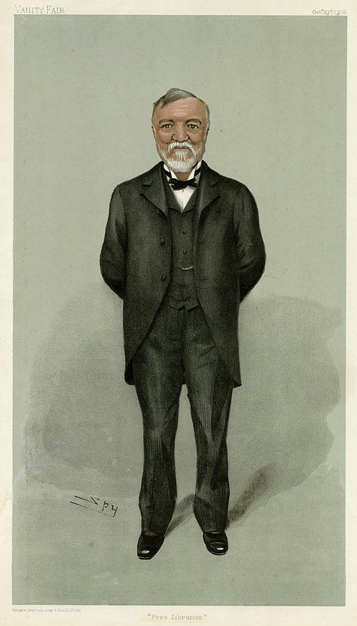 Andrew Carnegie American Industrialist Drawing by Mary Evans Picture