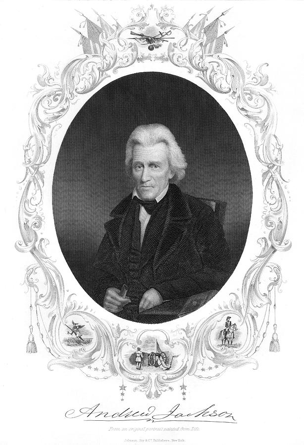 Andrew Jackson (17671845) Known Drawing by Mary Evans Picture Library