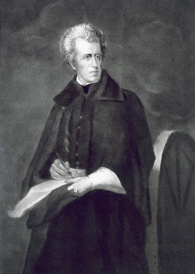 Andrew Jackson Painting by Eliphalet Frazer Andrews
