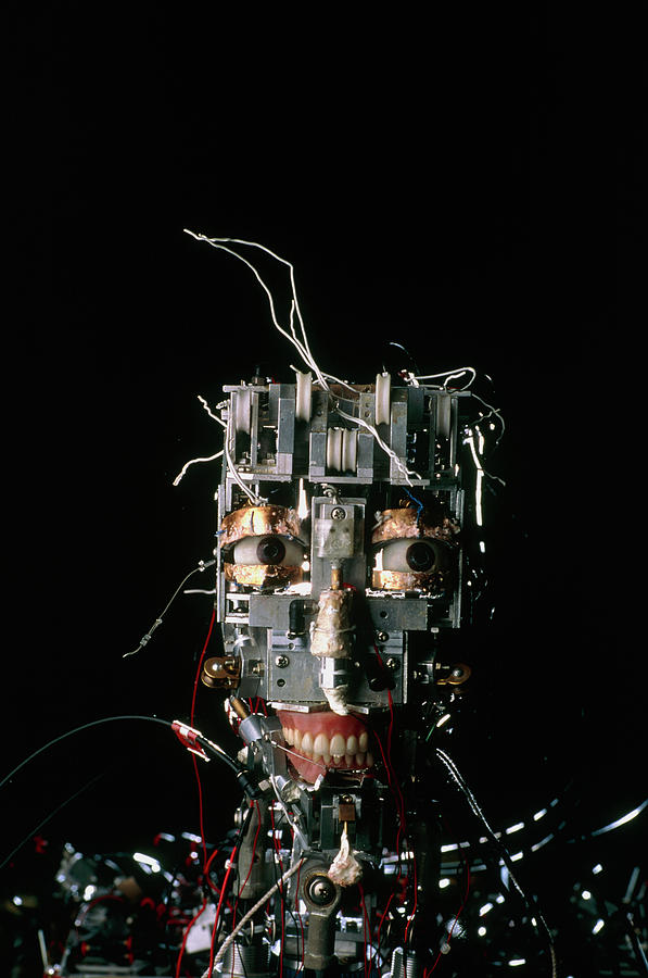 Android Robot Head Photograph by Peter Menzel/science Photo Library