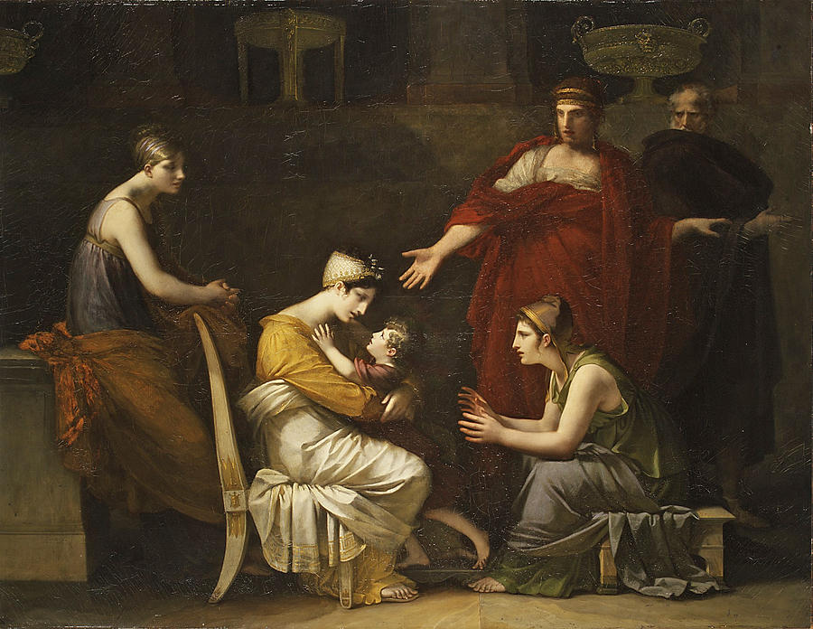 Beautiful Painting - Andromache and Astyanax by Pierre-Paul Prudhon