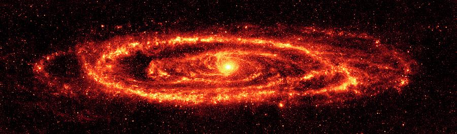 Andromeda Galaxy (m31) Photograph by Jpl-caltech/d. Block (anglo American Cosmic Dust Lab, Sa)/nasa/science Photo Library