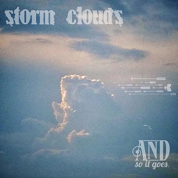 Summer Photograph - #andsoitgoes Afternoon #stormclouds by Teresa Mucha