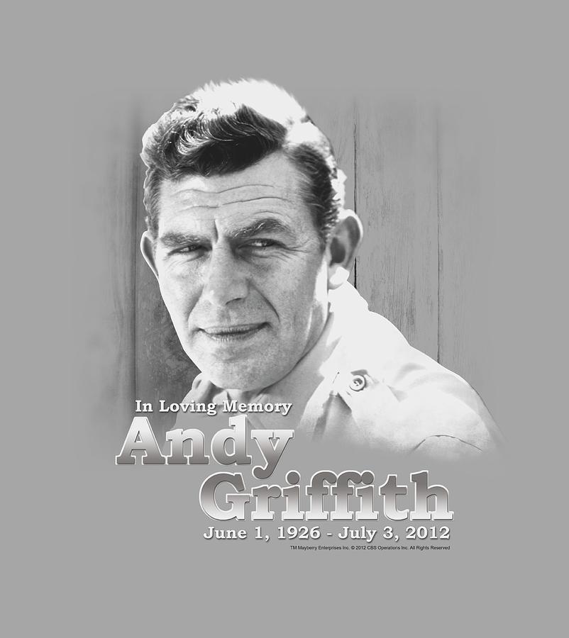 Andy Griffith Digital Art - Andy Griffith - In Loving Memory by Brand A