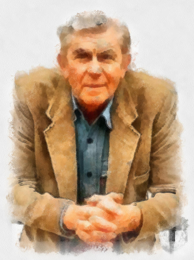 Andy Griffith Digital Art by Paulette B Wright
