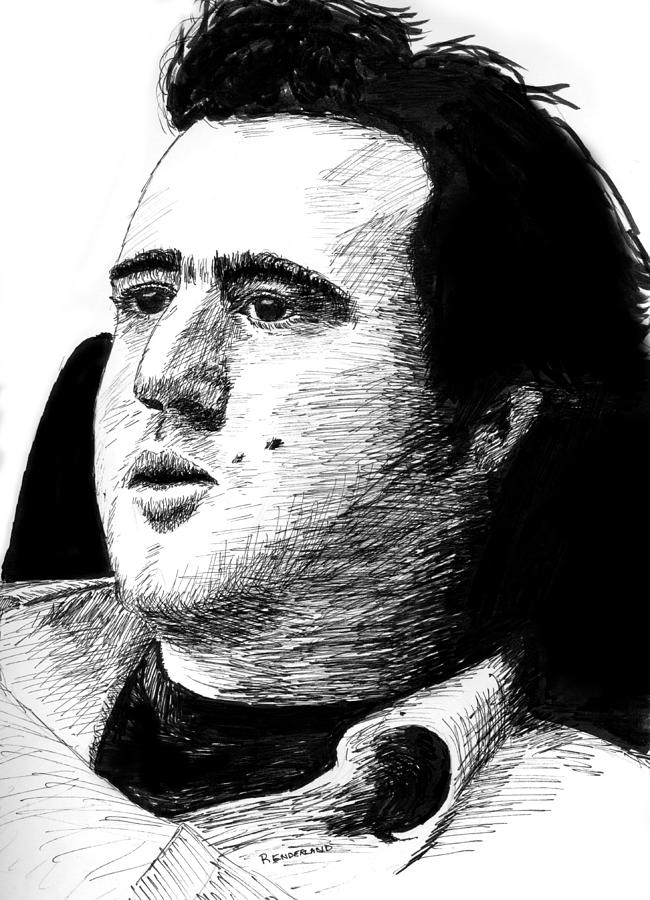 Andy Kaufman Drawing by Ron Enderland - Fine Art America