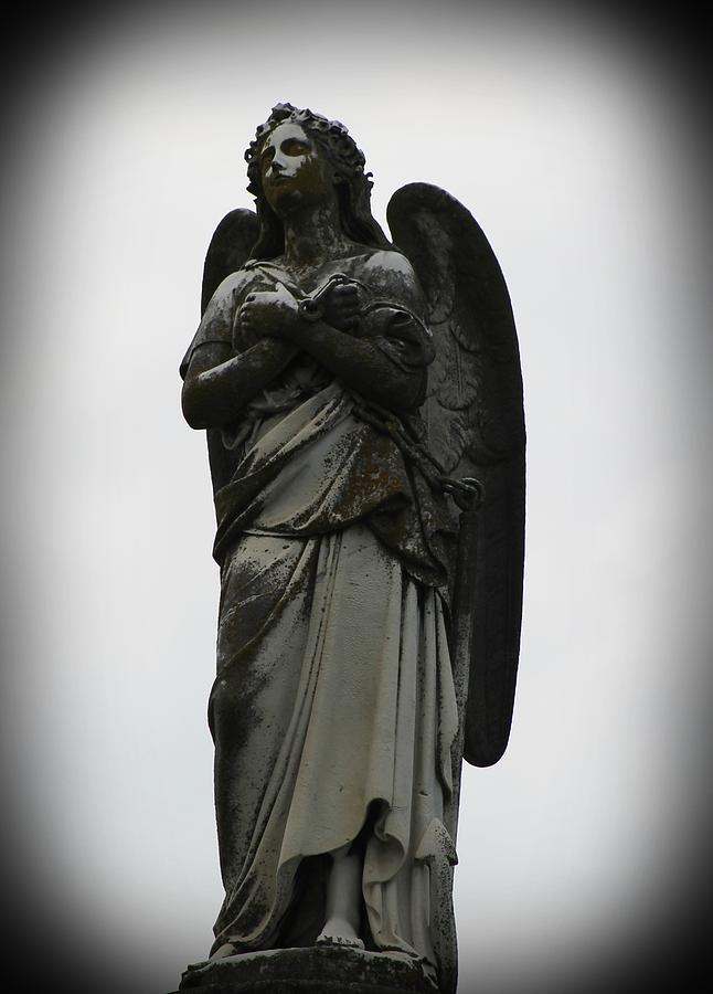 Statue Of Angel Photograph - Angel by Alina Skye