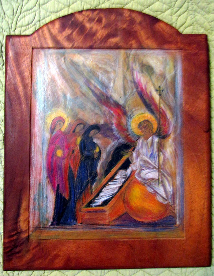 Angel at the Tomb Painting by Sarah Hornsby