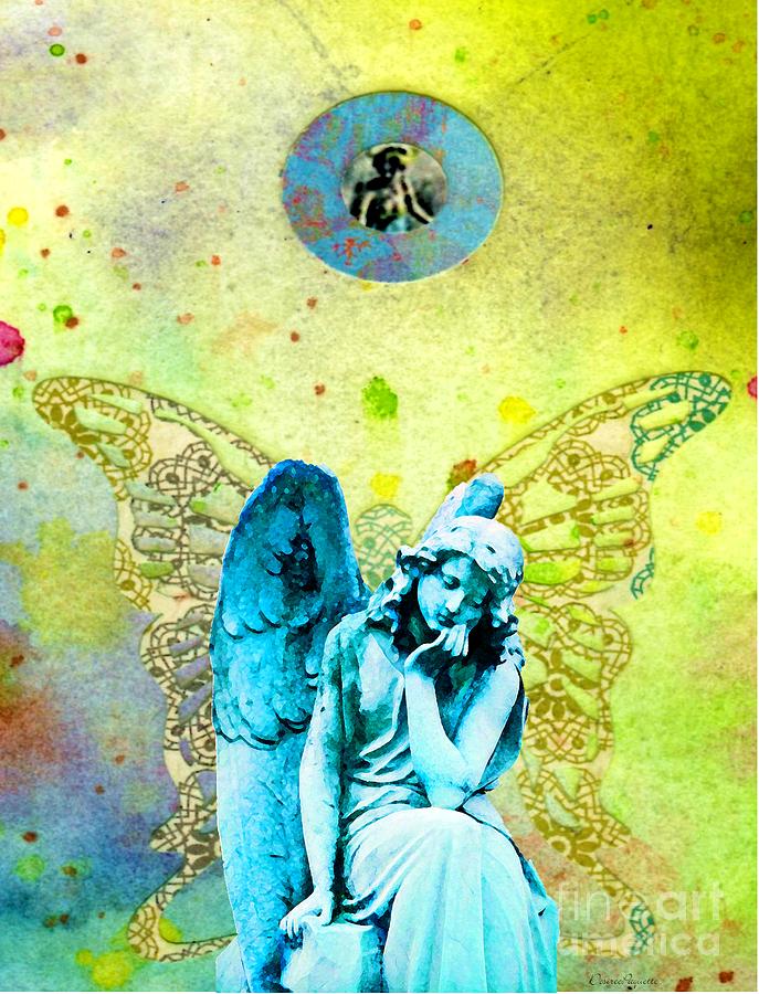 Angel Blessings 3 Painting by Desiree Paquette