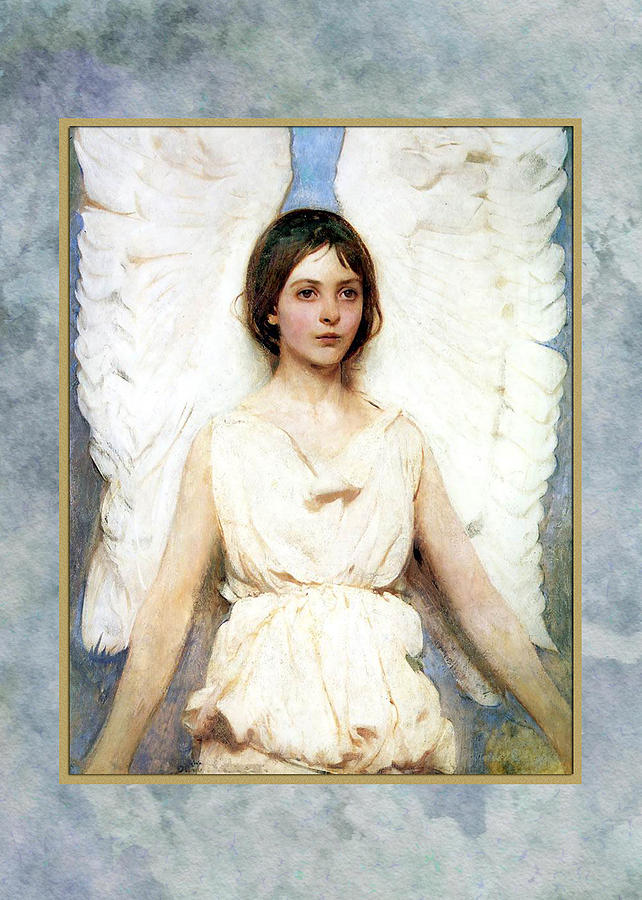 Angel by Abbott Handerson Thayer Painting by Denise Beverly - Fine Art ...