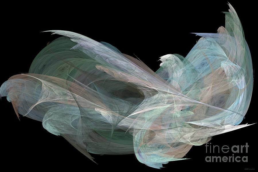 Dove Digital Art - Angel Dove by Elizabeth McTaggart