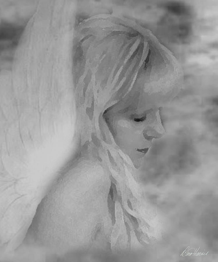 Angel Dreaming Photograph by Diana Haronis