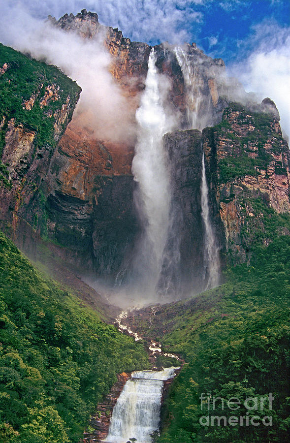 Angel Falls in Venezuela Photograph by Dave Welling