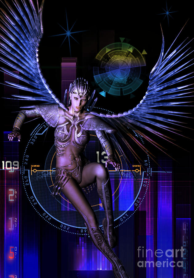 Angel Force Digital Art by Shadowlea Is