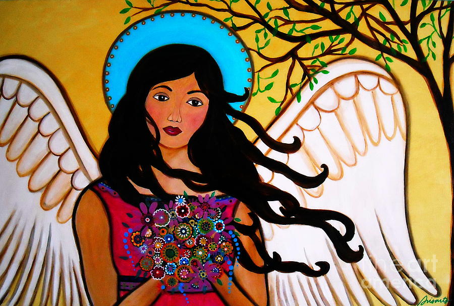 Angel Grace Painting by Pristine Cartera Turkus