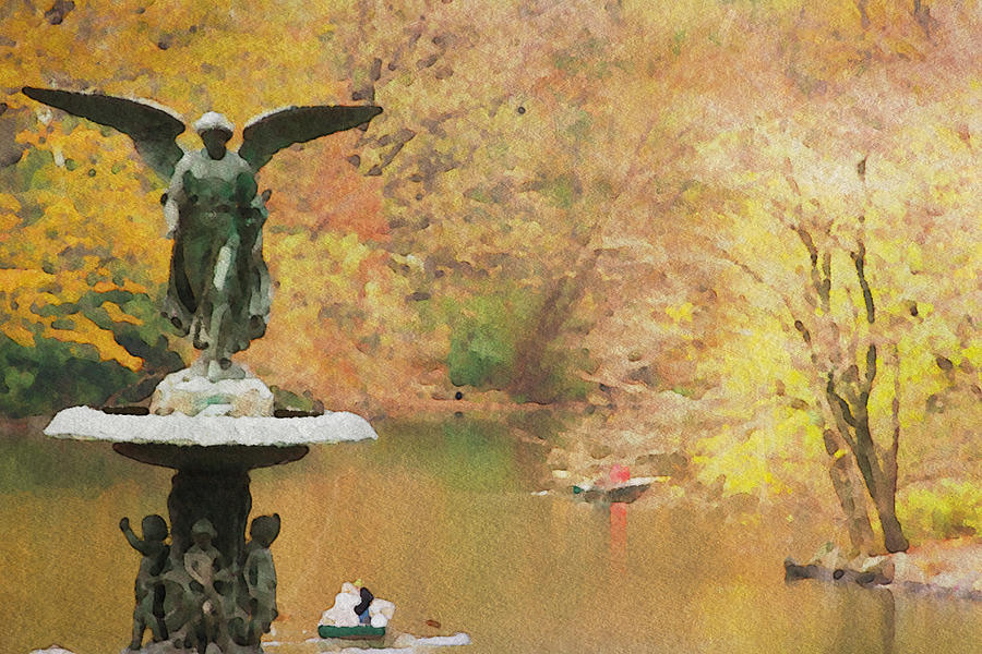 Angel In Central Park Two Photograph by Alice Gipson Angel In Central Park Two Photograph by Alice Gipson