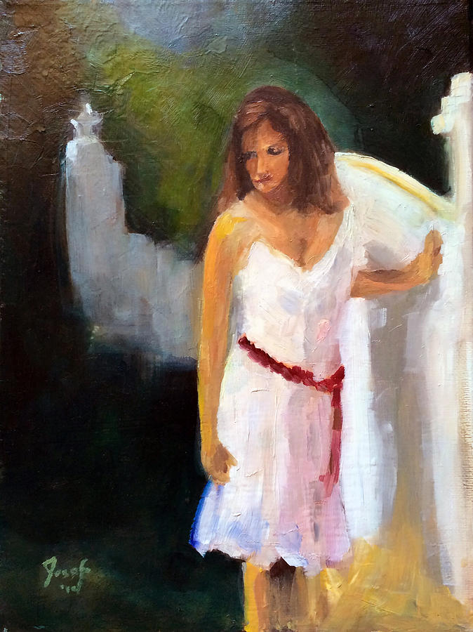 Angel in Corsica II Painting by Josef Kelly