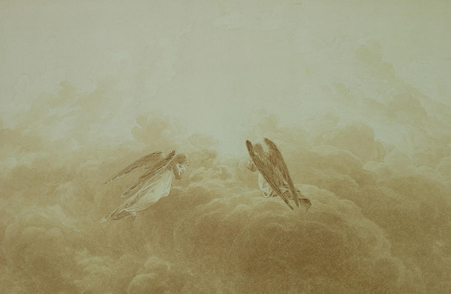 Angel in Prayer Painting by Caspar David Friedrich