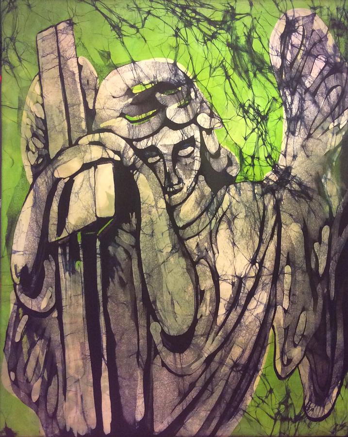 Angel In Prayer Tapestry - Textile