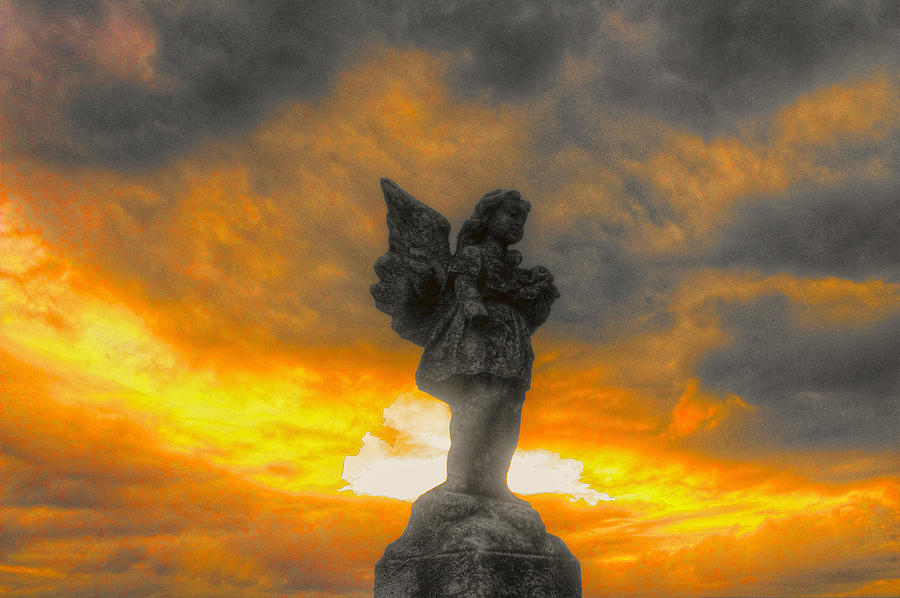 Angel In The Sunset Photograph By David Jones Pixels