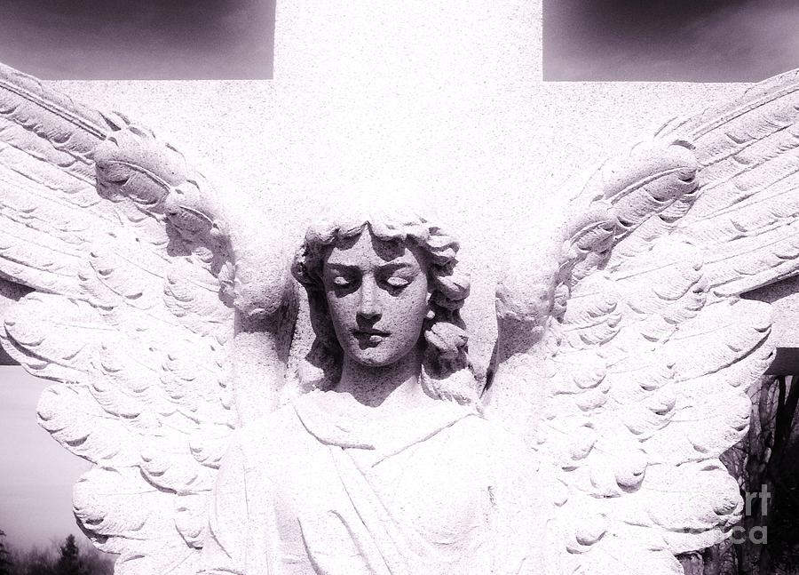 Angel in White Photograph by Cindy Fleener