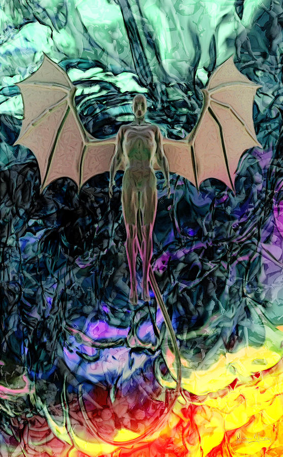 Angel Digital Art by Matthew Lindley