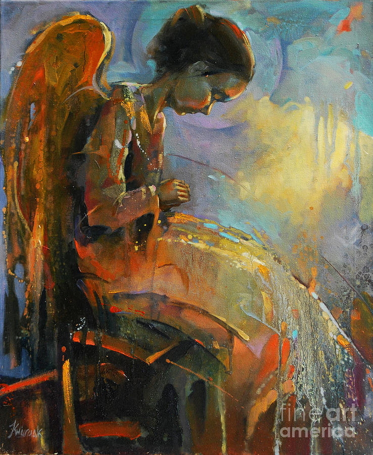 Angel Meditation Painting