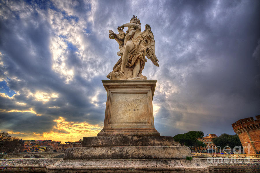 Angel of Castel Sant Angelo Photograph by Yhun Suarez
