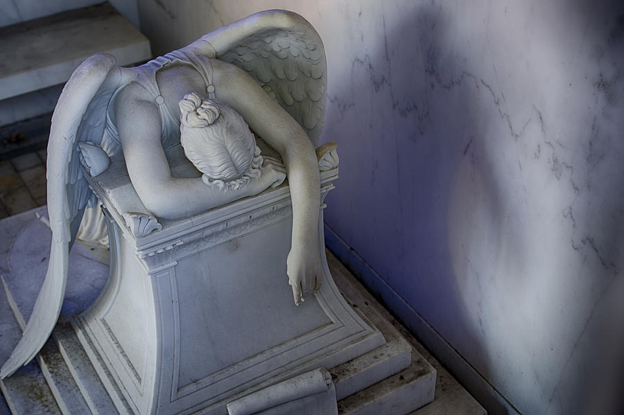 New Orleans Photograph - Angel of Grief New Orleans 4 by Gregory Cox