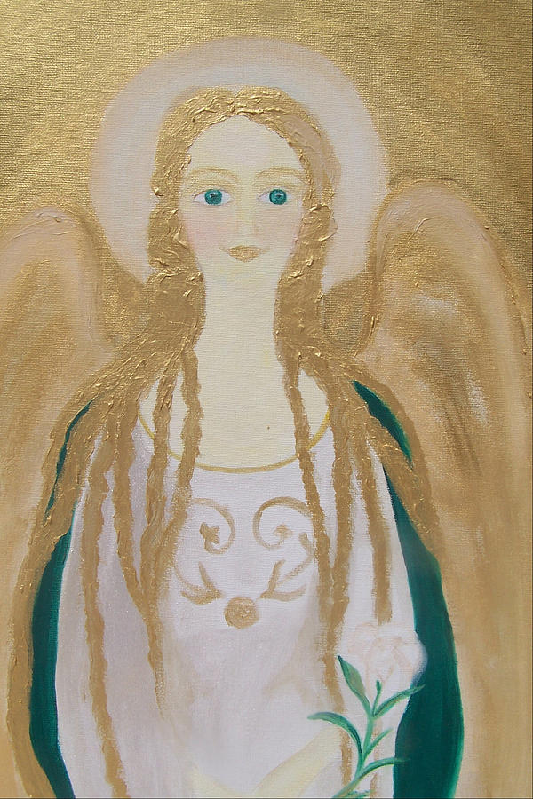 Angel Of Healing And Restoration Painting by Asolaria Liberalis - Fine ...