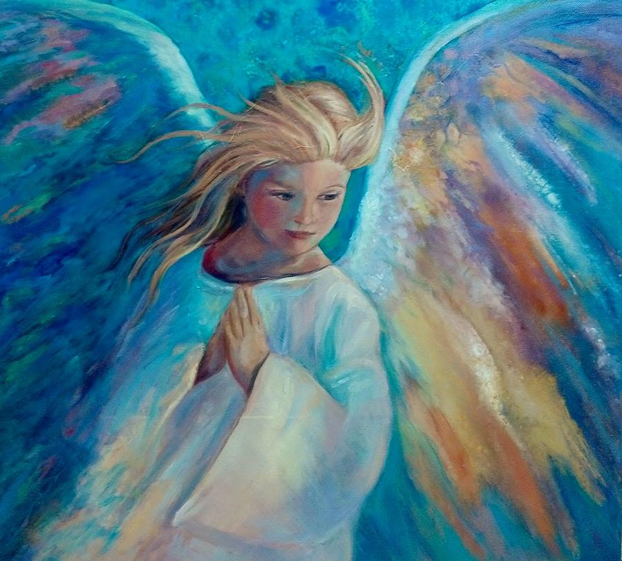 Художник который рисует ангелов