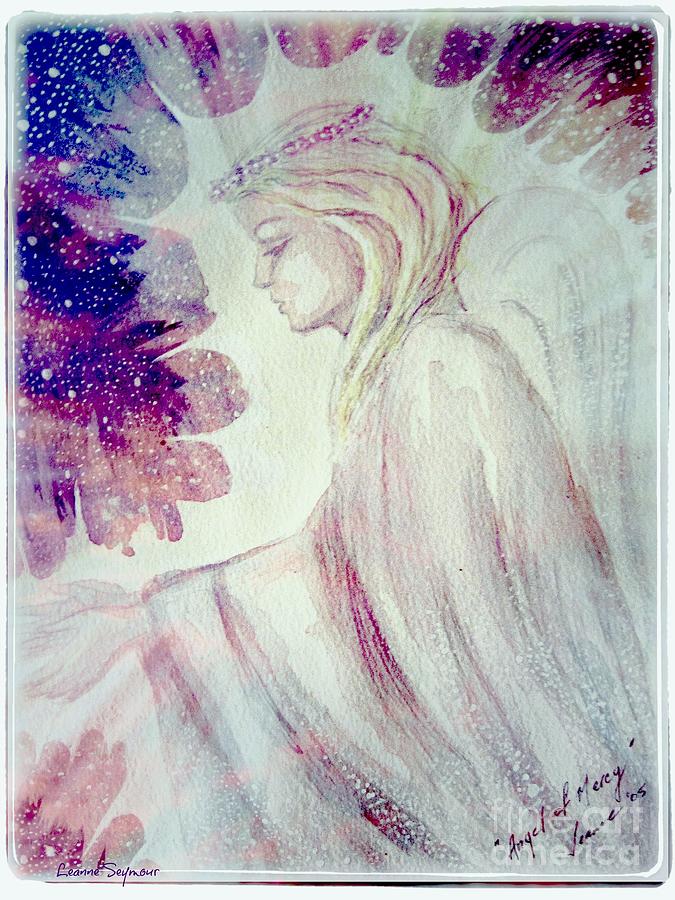 Angel Painting - Angel of Mercy 2 by Leanne Seymour