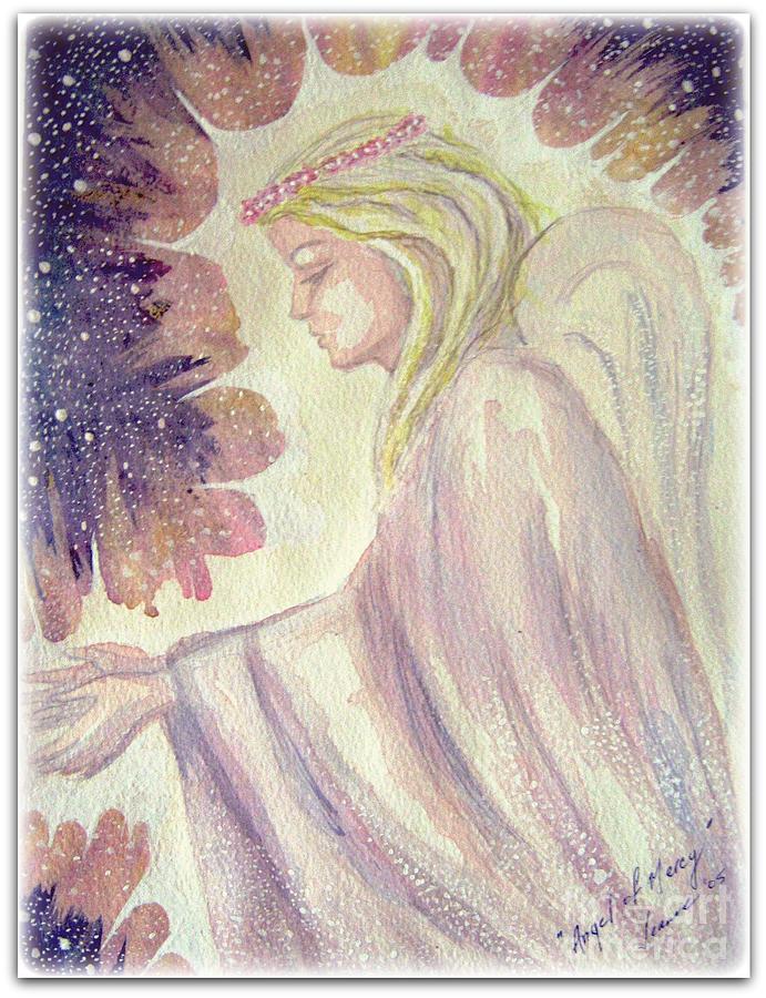 Angel Painting - Angel of Mercy by Leanne Seymour