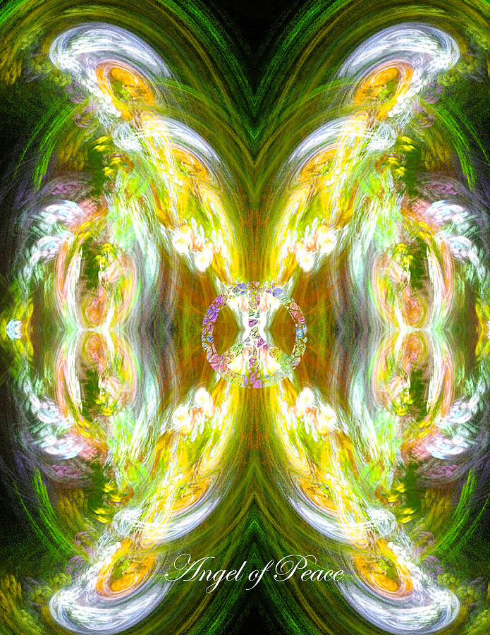 Peace Digital Art - Angel of Peace by Diana Haronis
