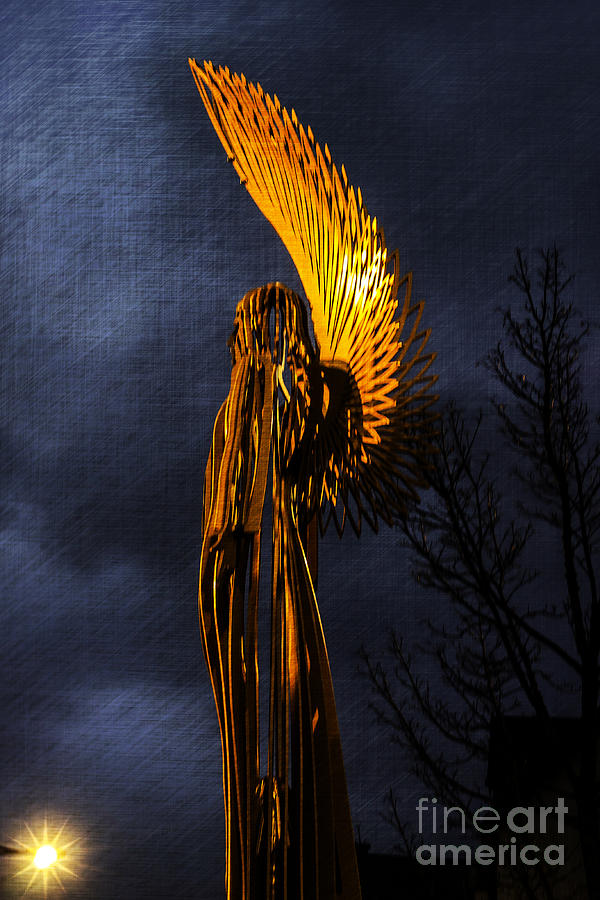 Angel Of The Morning Textured Photograph by Steve Purnell